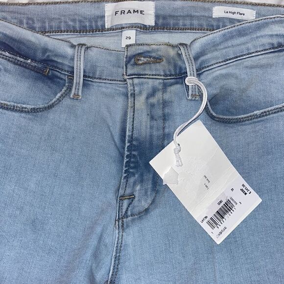FRAME Le High Waist Flare Jeans Size 29 - NWT $248 - Picture 8 of 9